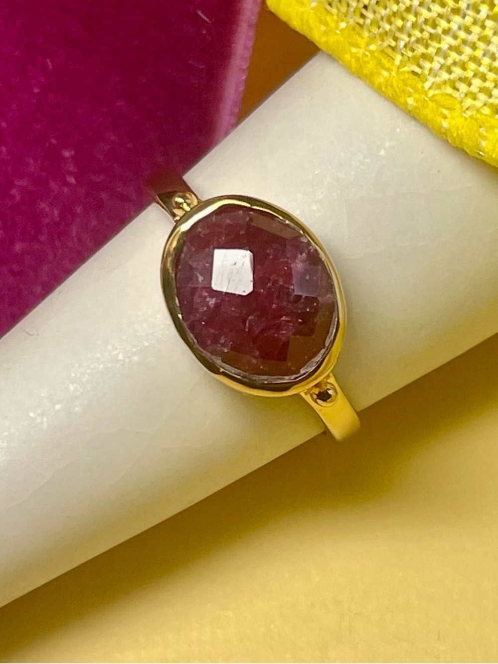 New! Sizzle Ruby Ring